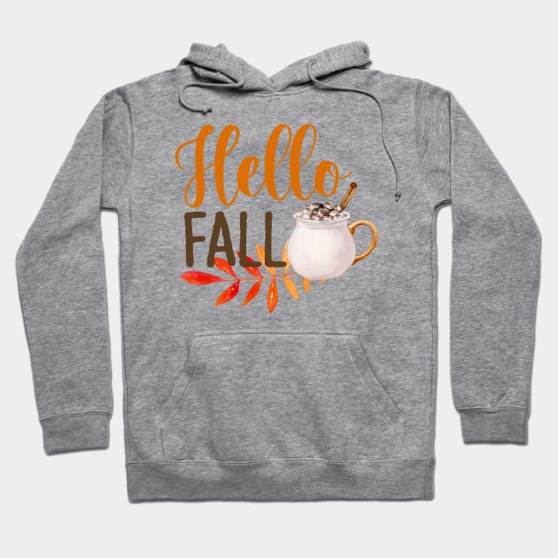 Hello Fall Hoodie by Just a Cute World